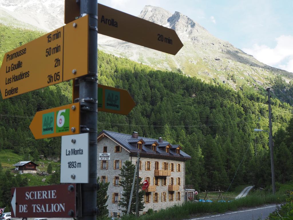 Hotel Aiguille De La Tza Arolla Zewnętrze zdjęcie