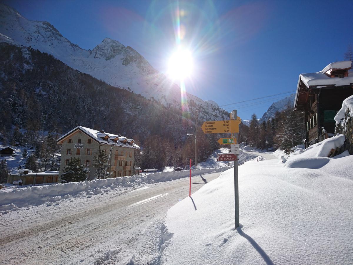 Hotel Aiguille De La Tza Arolla Zewnętrze zdjęcie